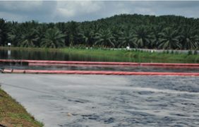 Aeration Pond Barrier